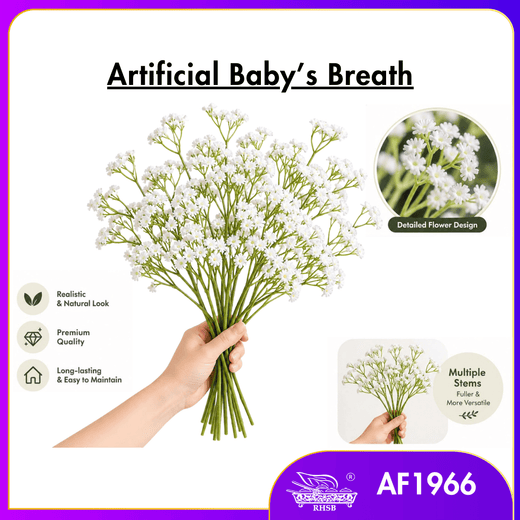 [1 PC] ARITFICIAL BABY BREATH / HAND BOUQUET / BUNGA BABY BREATH / BUNGA HIASAN / ARTIFICIAL FLOWER / FLOWER AF1966