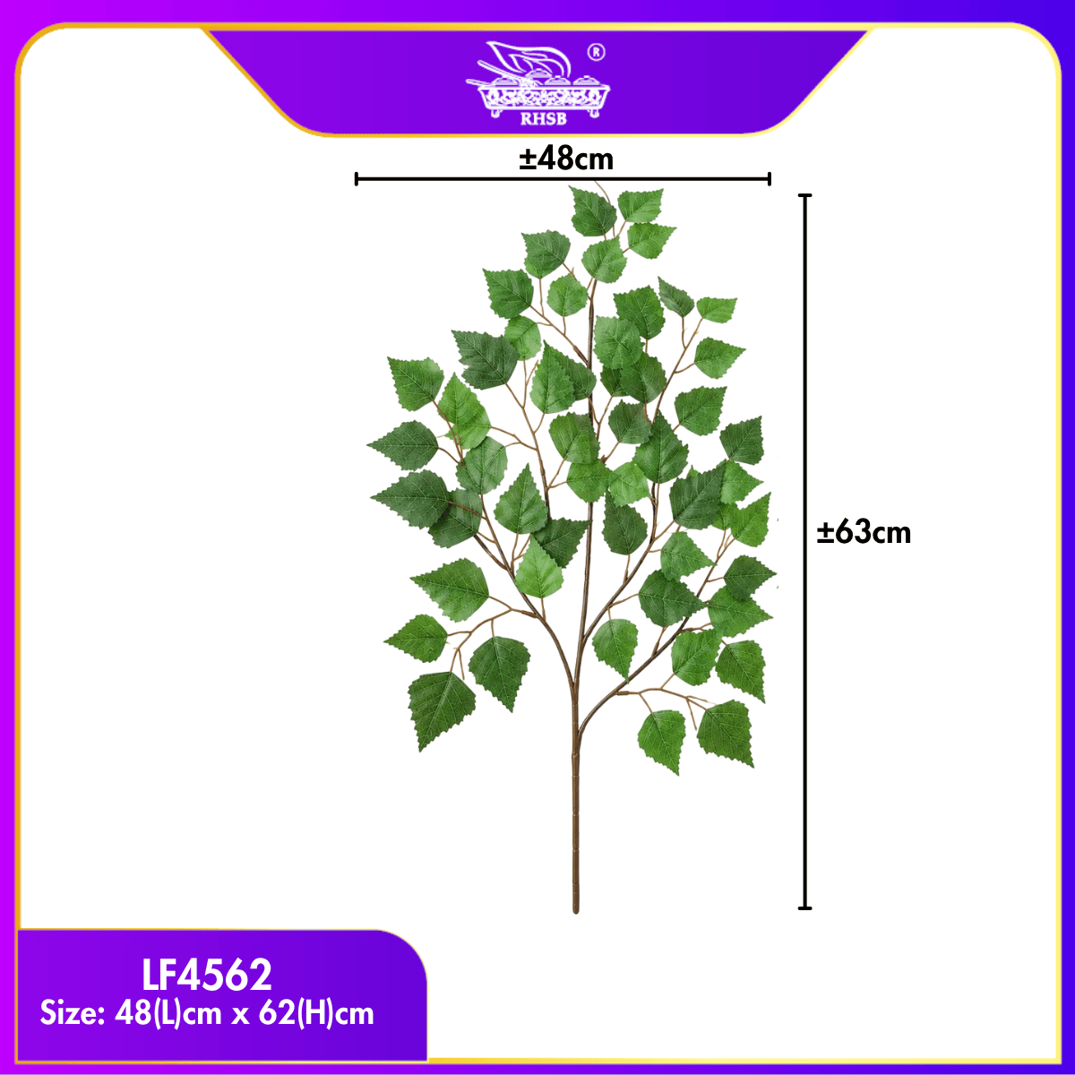 [1 PC] ARTIFICIAL LEAF / BANYAN LEAVES BRANCH / DAUN TIRUAN / DAUN HIASAN / ARTIFICIAL FICUS LEAF / HOME DECOR / LF4561-LF4562