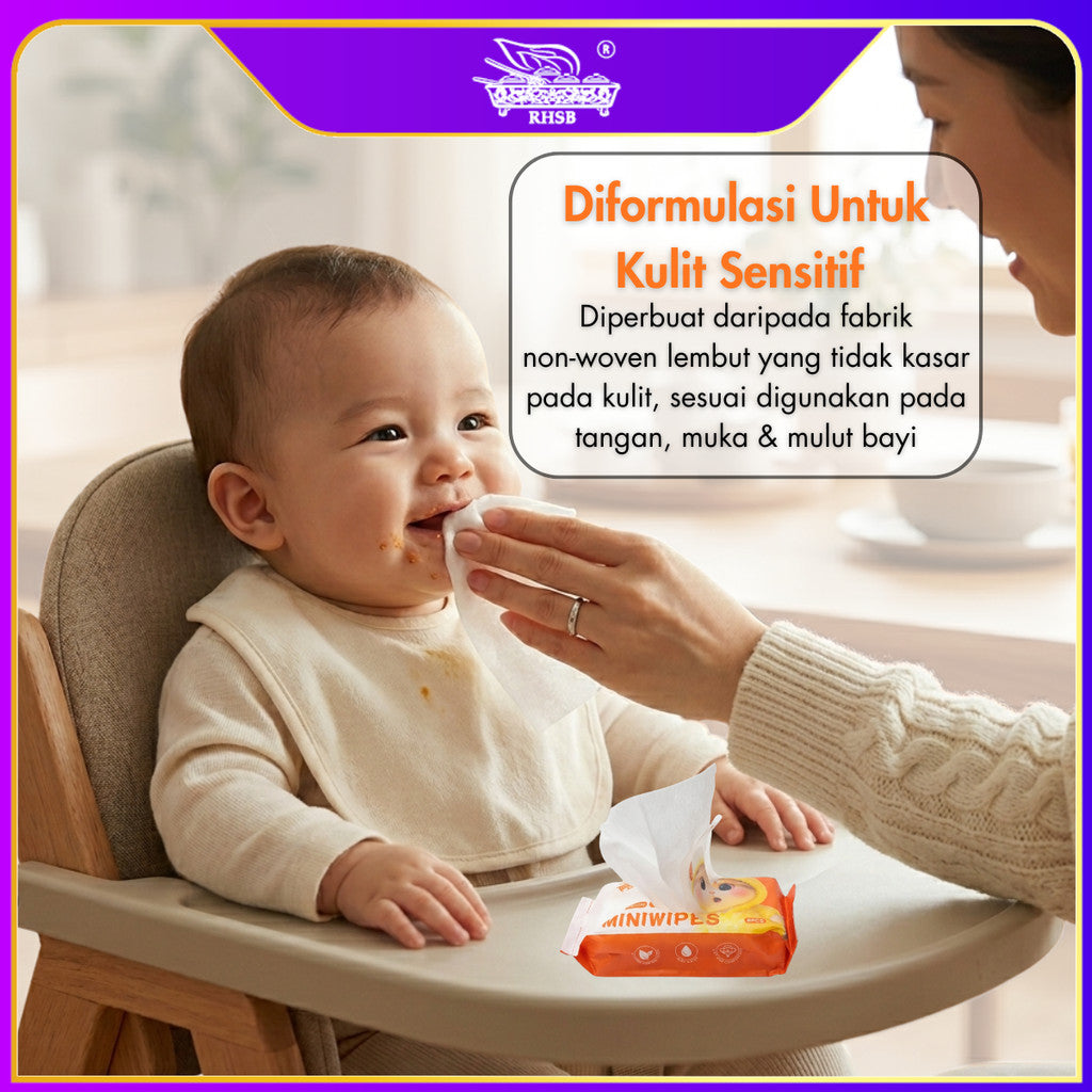 [1 PKT] Mini Wet Tissue Tisu Basah Doorgift Kenduri | Souvenir Kahwin Premium Travel Size