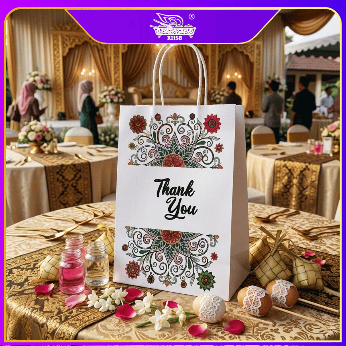 [10PCS] CRAFT PAPER BAG/ BEG MURAH/ BAG JAMUAN/ WEDDING GIFT BAG/ DOORGIFT/ THANKYOU PAPER BAG / GOODIES BAG/ PB3210-3213