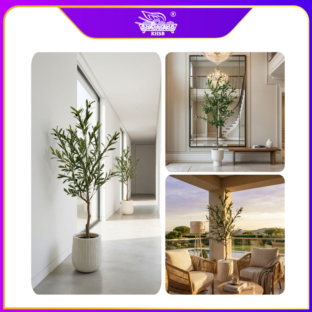 [1PC] PREMIUM POKOK HIASAN VIRAL / OLIVE TREE / POKOK OLIVE / ARTIFICIAL PLANT / PLANT7331-7332