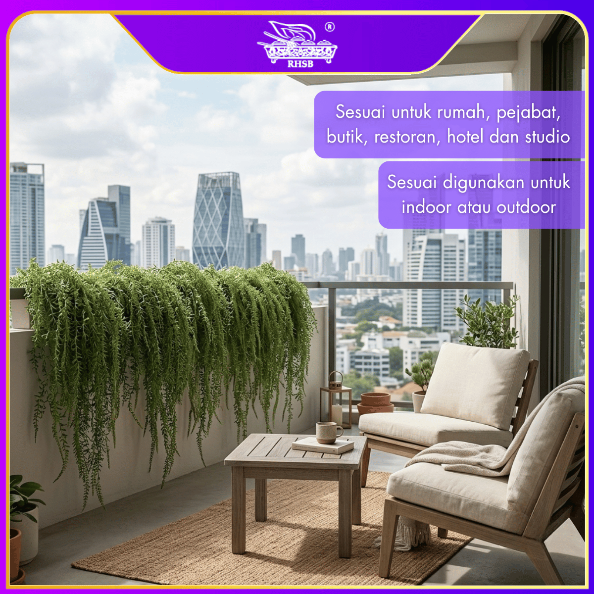 [1 PC]  Artificial Hanging Amaranthus Vine 79cm |Daun Tiruan Gantung Amaranthus | Hiasan Rumah Pelamin  Vertical Garden LF4617-LF4618