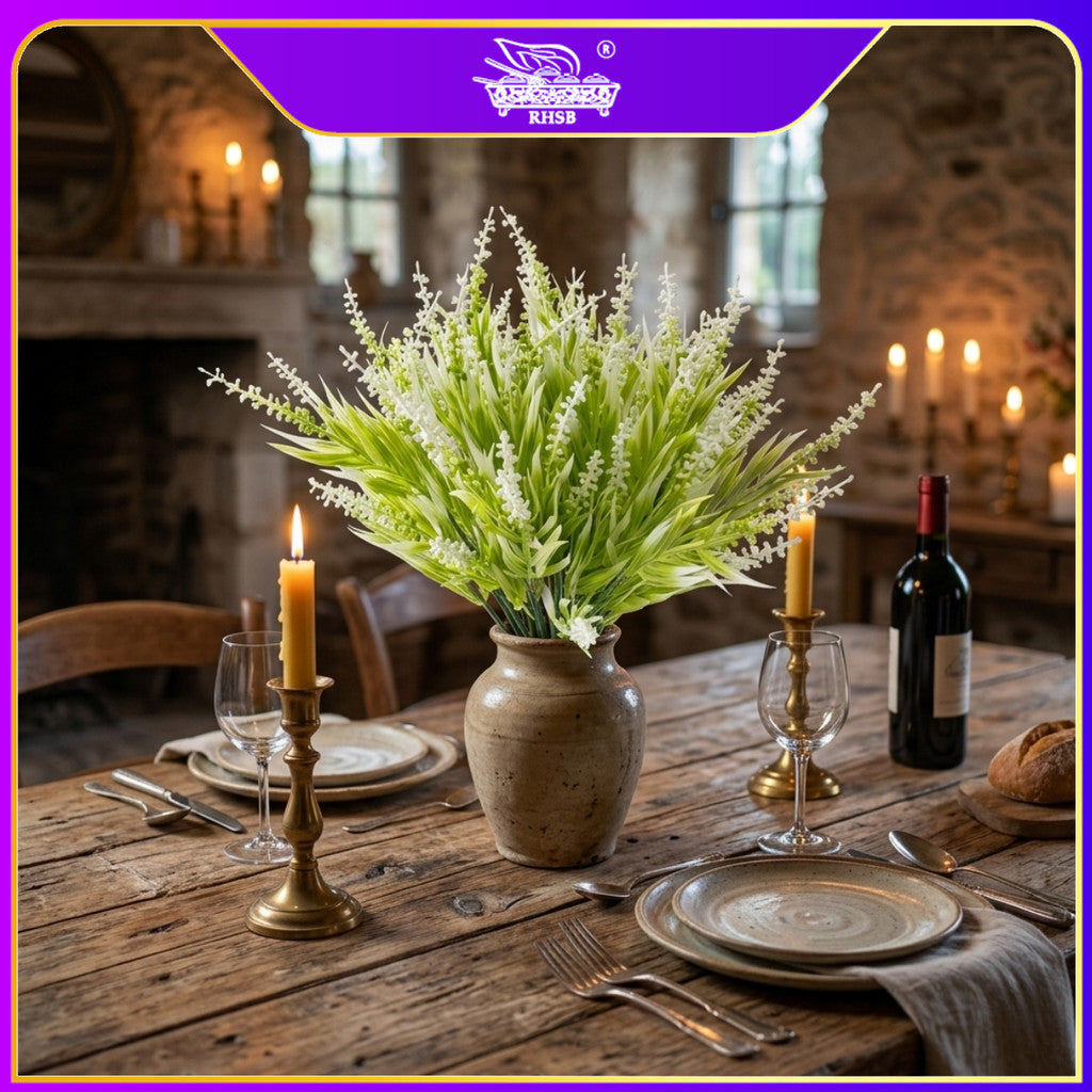 [1 PC] 5-7 BRANCHES ARTIFICIAL FLOWER LAVENDER / WEDDING FAKE FLOWER / BRIDAL BOUQUET / BUNGA HIASAN / HOME DECORATION AF1988-AF1992