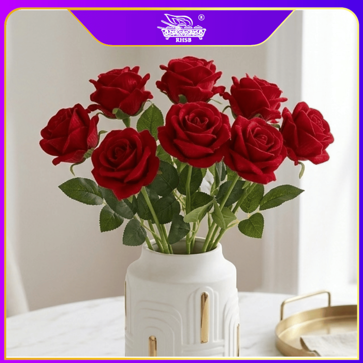 [1 PC] 1-HEAD ARTIFICIAL VELVET ROSE / VINTAGE ROSE/ BUNGA ROS/ BUNGA HIASAN / ARTIFICIAL FLOWER / RED ROSE/ ROSE BOUQUET AF1949