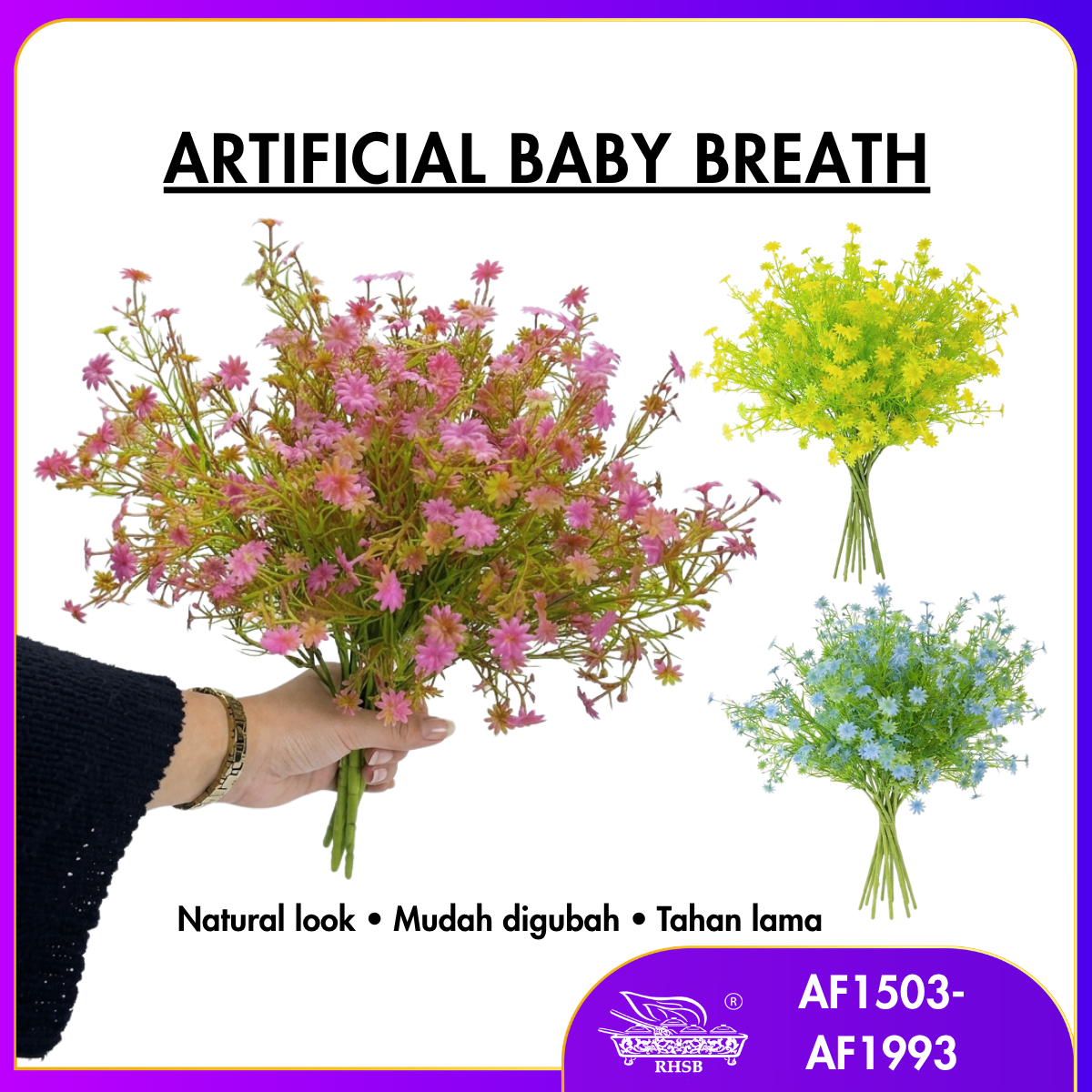 [1 PC] Artificial Baby's Breath Wedding Decoration Bunga Hiasan Pelamin AF1993