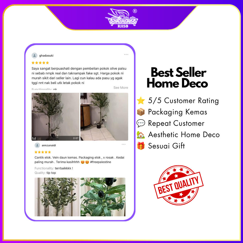 [1 PC] ARTIFICIAL LEAF / BANYAN LEAVES BRANCH / DAUN TIRUAN / DAUN HIASAN / ARTIFICIAL FICUS LEAF / HOME DECOR / LF4561-LF4562