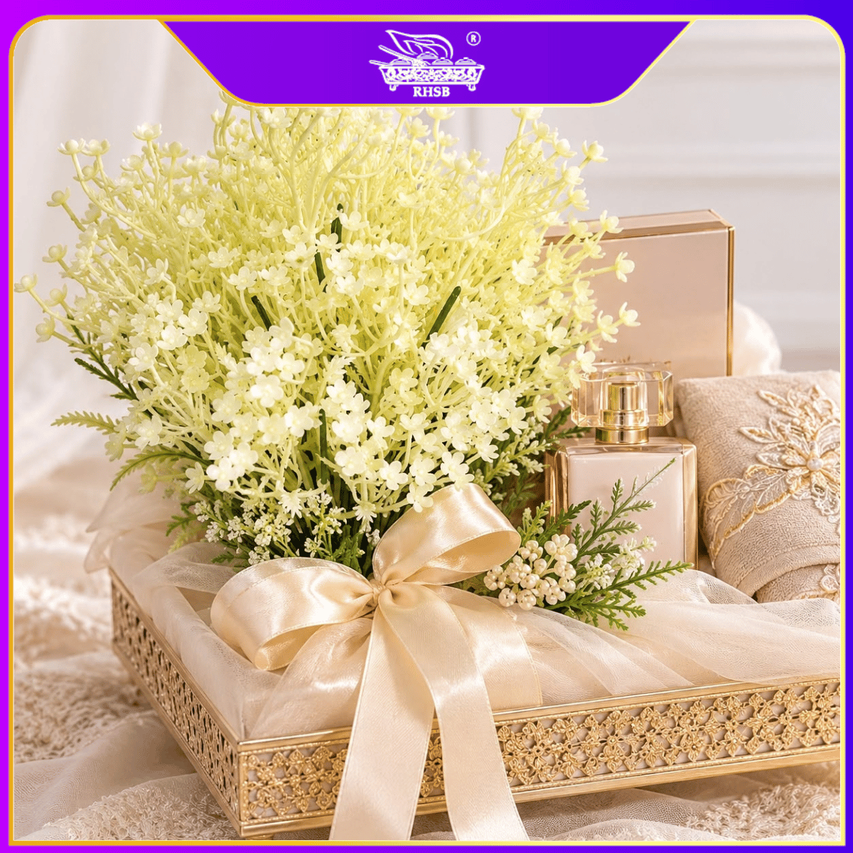 [1 PC] ARTIFICIAL BABY BREATH / BUNGA FILLET / BUNGA HIASAN / HAND BOUQUET / ARTIFICIAL FLOWER  AF1953