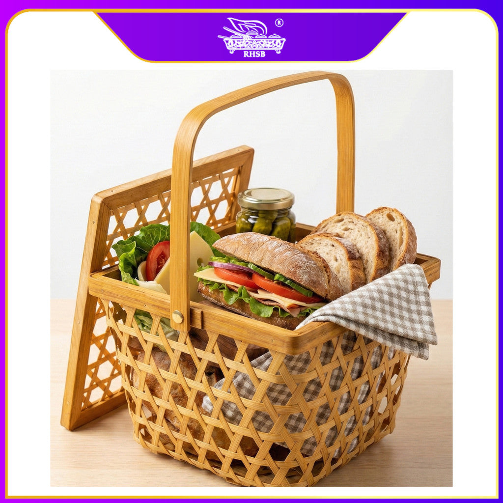 [1PC] Bakul Rotan Anyaman | Bakul Picnic & Hamper | Bakul Hantaran Kahwin BL6595