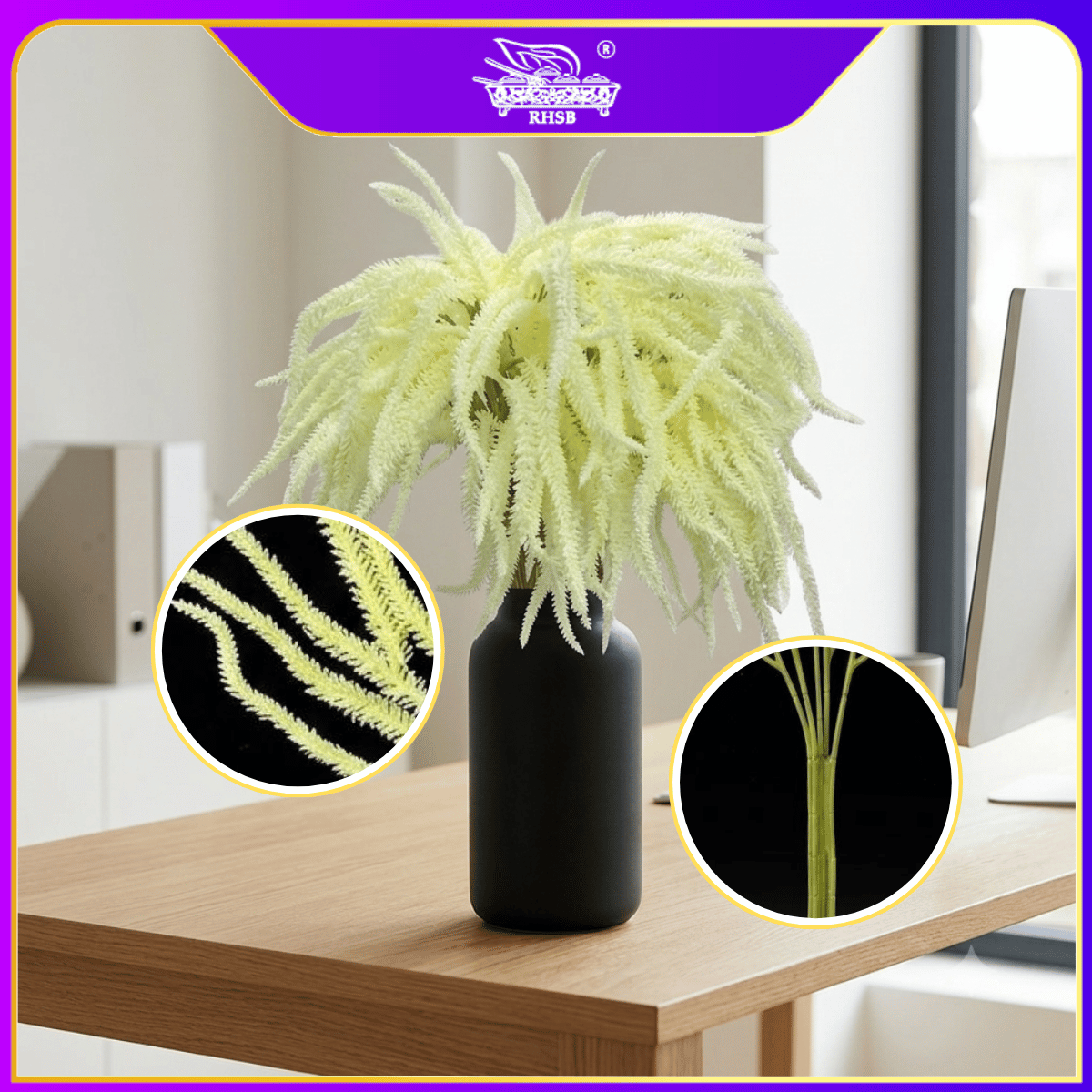 [1 PC] Artificial Hanging Vine 42cm | Daun Tiruan Gantung Amaranthus | Hiasan Rumah Pelamin Backdrop Kafe Vertical Garden LF4616
