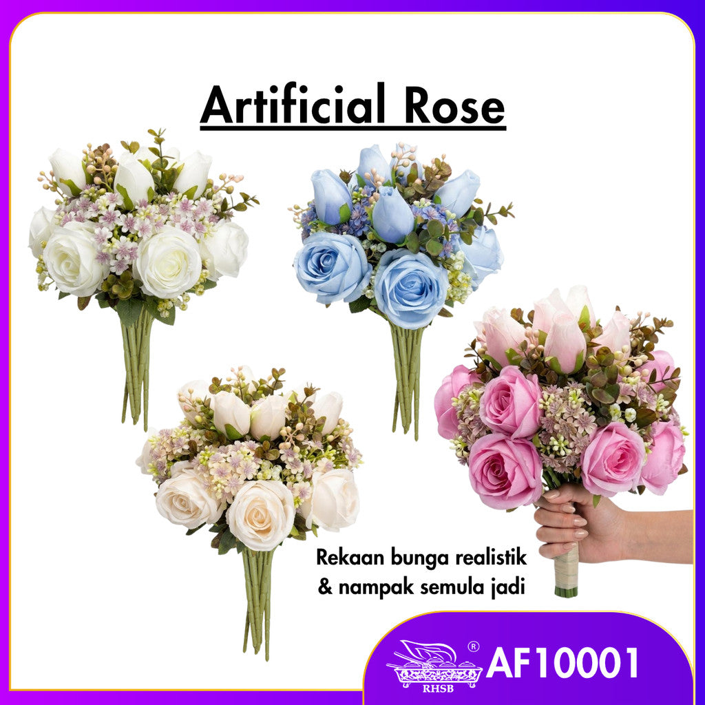 [1 PC] ROSE / VINTAGE ROSE/ BUNGA ROSE / BUNGA HIASAN / ARTIFICIAL FLOWER / FLOWER AF10001