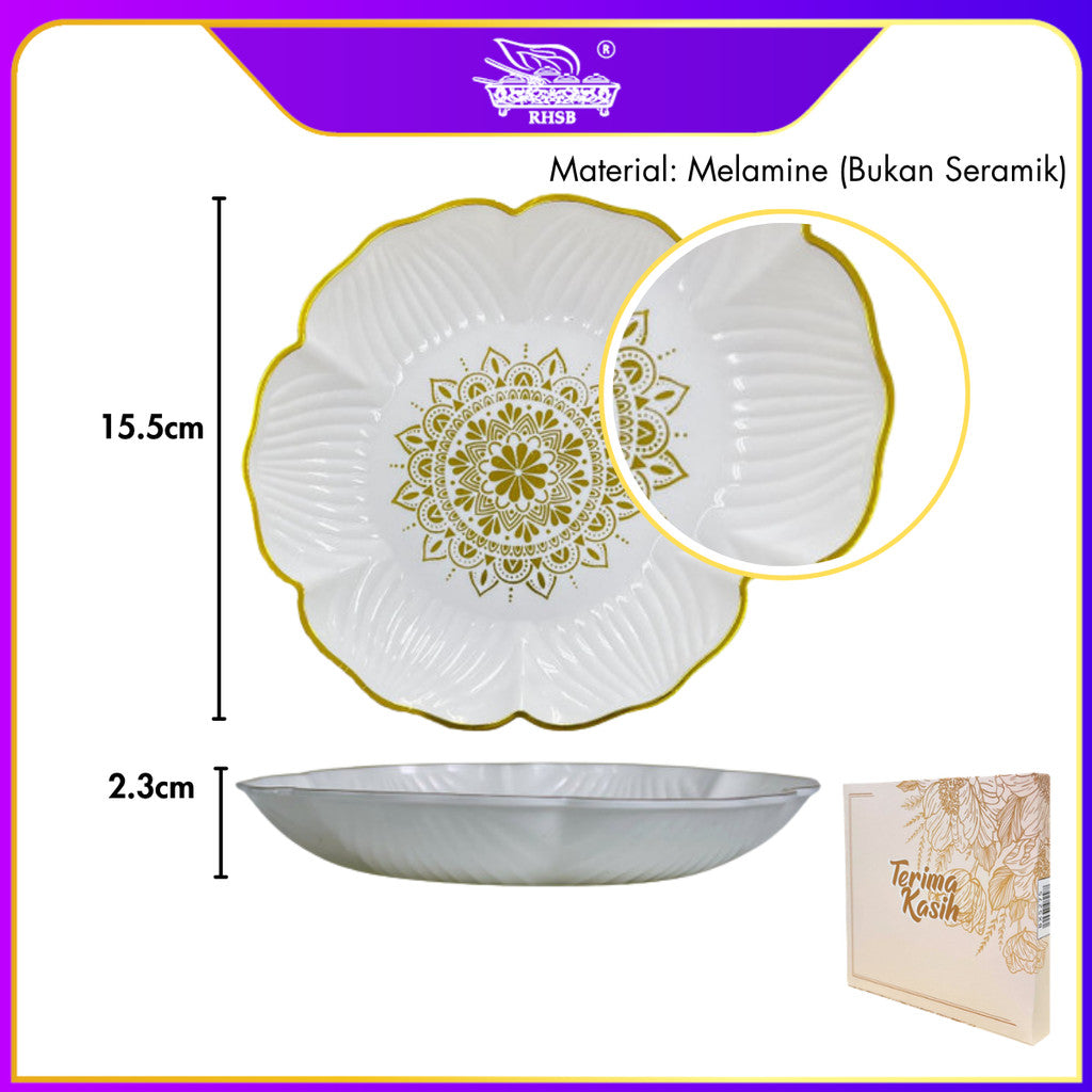 [10 SET] 7 INCH DOORGIFT MANGKUK BUNGA/ DOORGIFT VIP/FLOWER SHAPE PLATE/CENDERAHATI KAHWIN TUNANG/PINGGAN MANGKUK/SOUVENIR HADIAH GF6314-GF6376