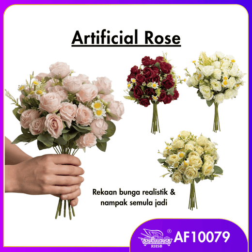 [1 PC] OFFER ROSE / VINTAGE ROSE/ BUNGA ROSE / BUNGA HIASAN / ARTIFICIAL FLOWER / FLOWER AF10079