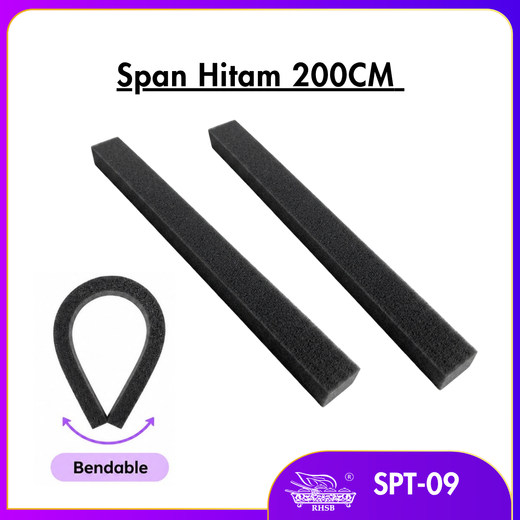 [1 PC] 2 Meter Magic Span | Span Bunga Hitam Putih | Span Bunga | Dust Free Foam | White Foam | Span Kering Tak Berhabuk | SPT-09