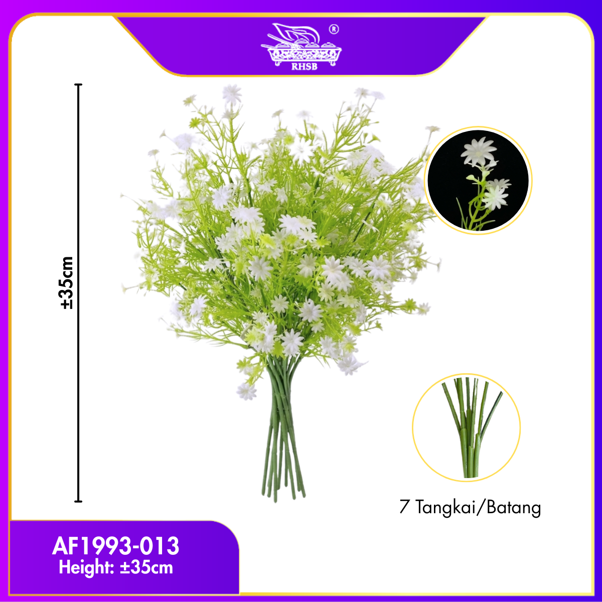 [1 PC] Artificial Baby's Breath Wedding Decoration Bunga Hiasan Pelamin AF1993