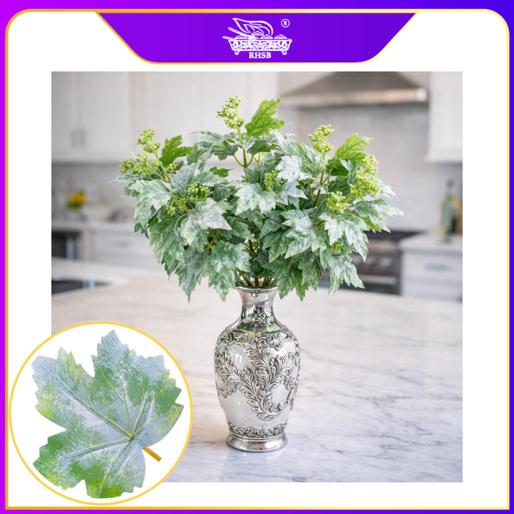 [1PC] Daun Maple & Anggur Tiruan 42CM | Artificial Leaf Branch Home Decoration AF1960