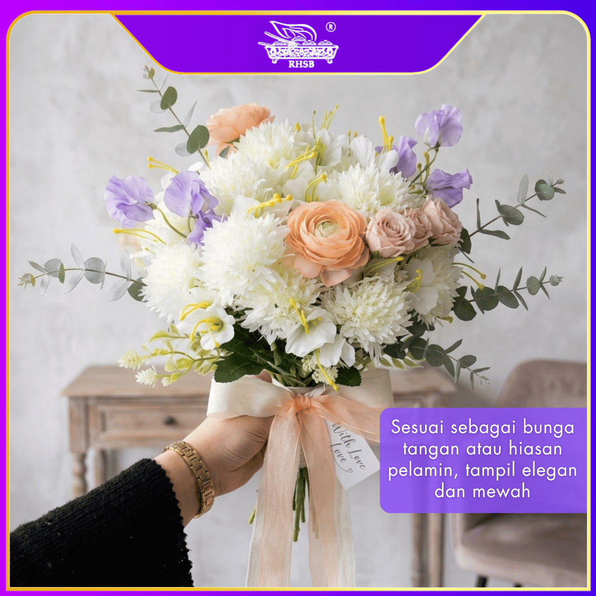 [1 PC] Artificial Chrysanthemum | Bunga Mum | Artificial Flower | Bunga Hiasan | Mum Flower | Wedding Decor | AF10021