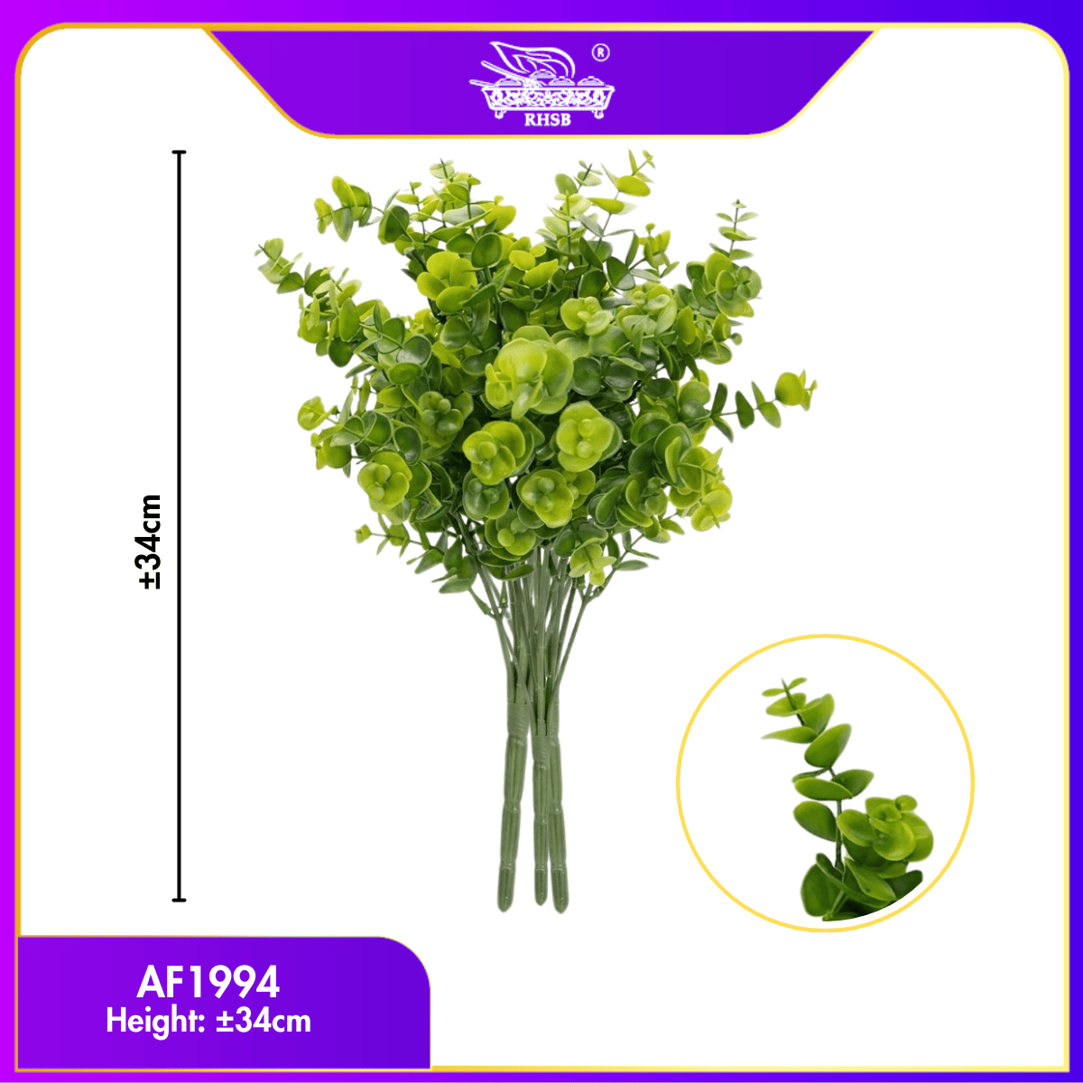 [1 PC] ARTIFICIAL TROPICAL LEAF / APPLE LEAF / EUCALYPTUS LEAF / DAUN TIRUAN / SIMULATION LEAF PARTY HOME DECOR  AF1994-AF1995