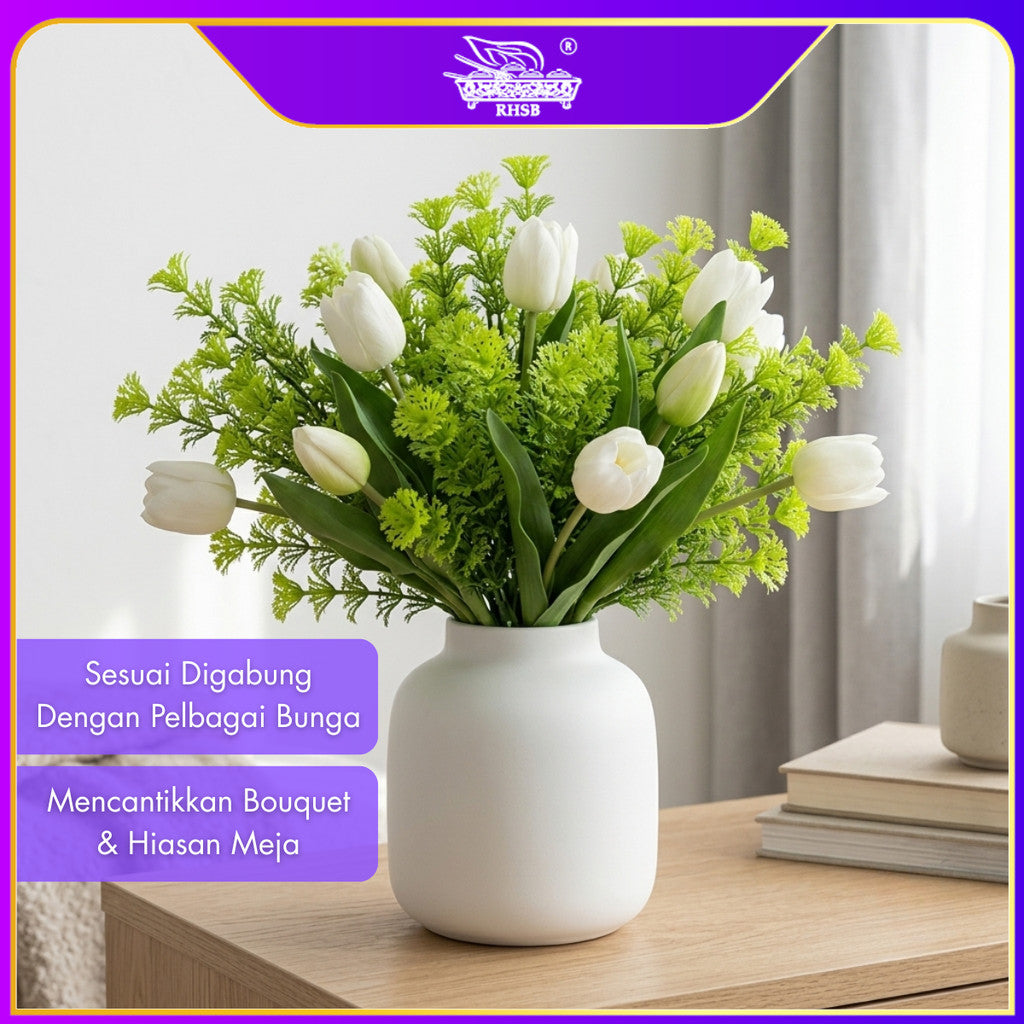 [1 PC] ARTIFICIAL FERN LEAVES /  FAKE LEAVES / HOME DECORATION /  LEAVES BOUQUET / AF1996-AF1998