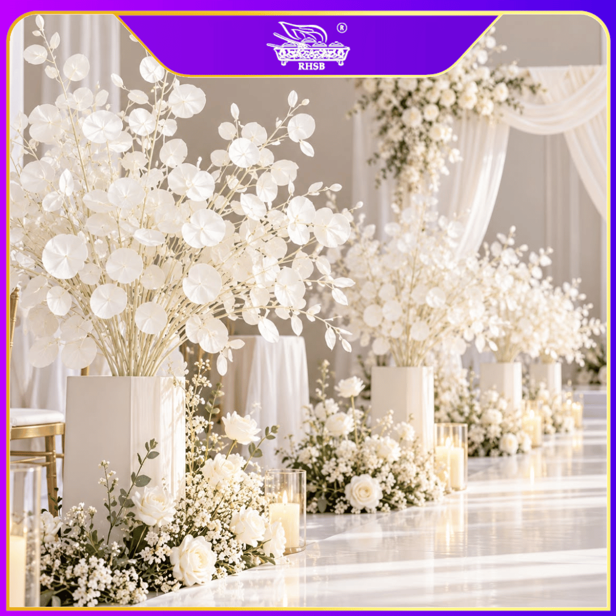 [1PC] Artificial Eucalyptus Branch Money Leaf | Faux Flower | Wedding Party Decor LF4602