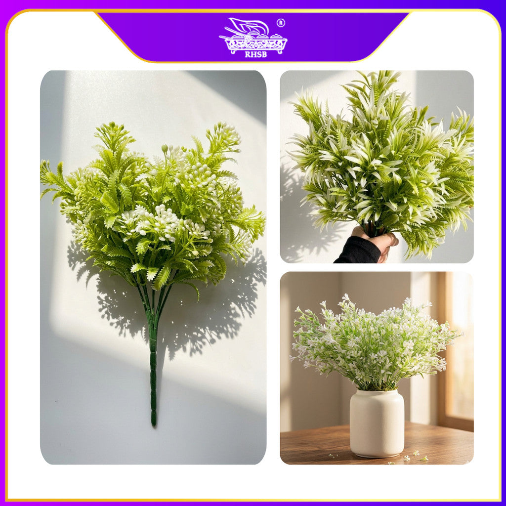 [1 PC] SPRING GRASS LILY / ARTIFICIAL LEAVES / DAUN HIASAN / HOME DECORATION / ARTIFICIAL PLANT / AF1878-1879