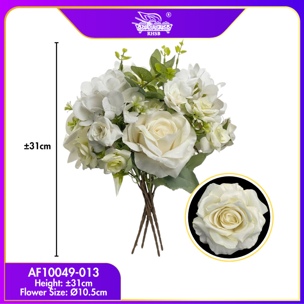 [1 PC] GLITTER ROSE / BUNGA ROSE / BUNGA HIASAN / ARTIFICIAL FLOWER / BUNGA MURAH / AF10049