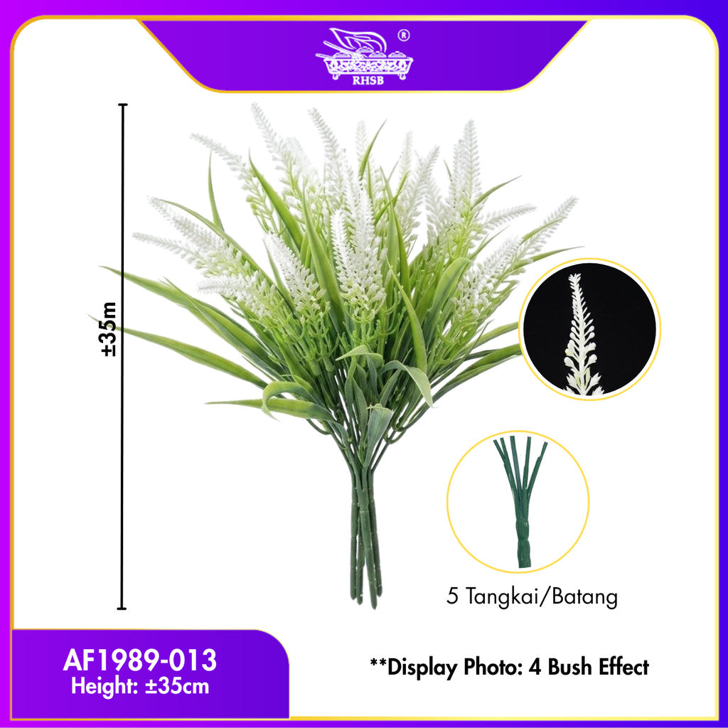 [1 PC] 5-7 BRANCHES ARTIFICIAL FLOWER LAVENDER / WEDDING FAKE FLOWER / BRIDAL BOUQUET / BUNGA HIASAN / HOME DECORATION AF1988-AF1992
