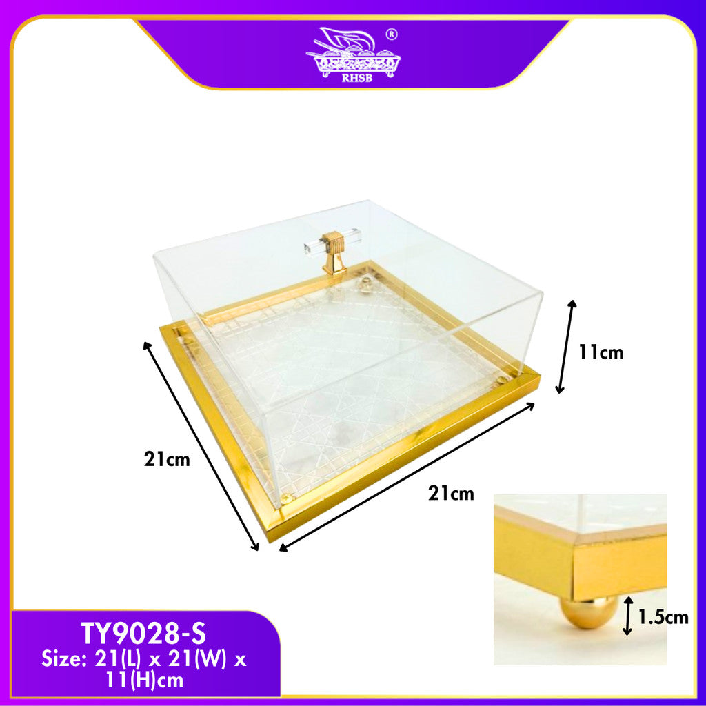 [1 SET] Acrylic Fruit Tray/ GIFT TRAY/ DIY WEDDING TRAY/ DULANG HIDANGAN/ FOOD TRAY/ LUXURY SERVING TRAY/ TY9019-TY9023