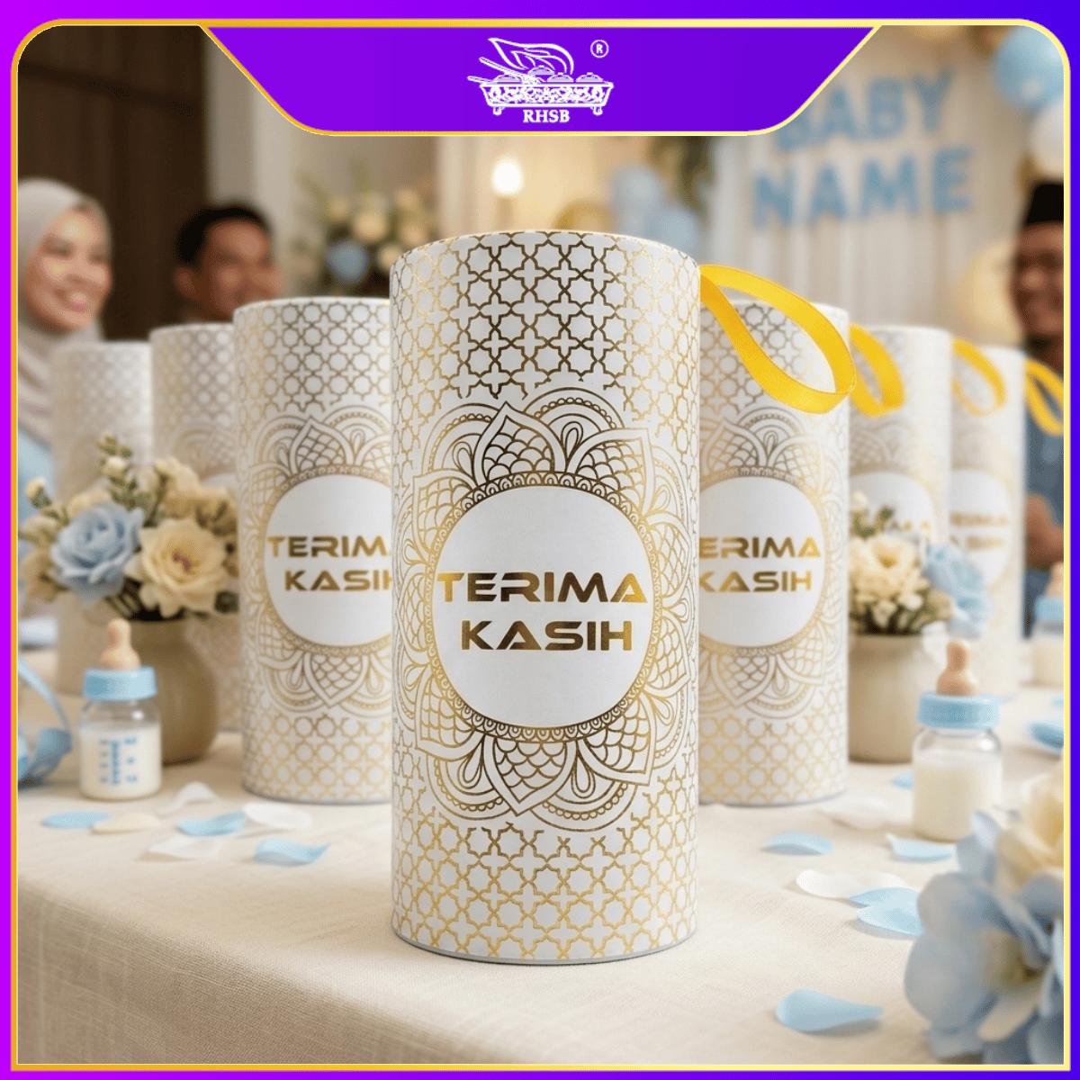 [10 PCS] Doorgift Tisu Eksklusif Kahwin Gold Silver Foil | Premium Wedding Souvenir | Gift Box Tisu | Goodies Gift Murah GF69429-GF6434