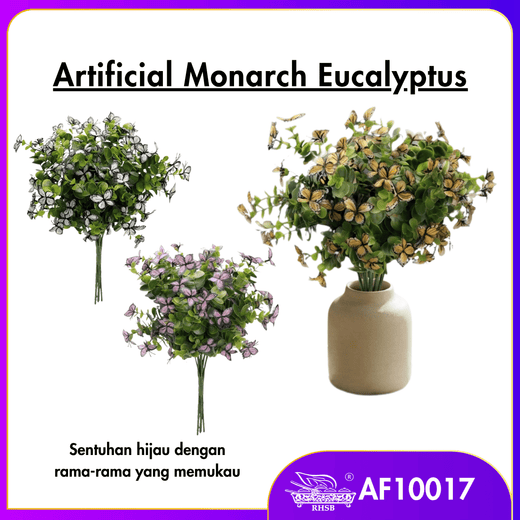 [1 PC] Artificial Monarch Eucalyptus Leaf 36CM | Daun Tiruan | Wedding Home Decor AF10017