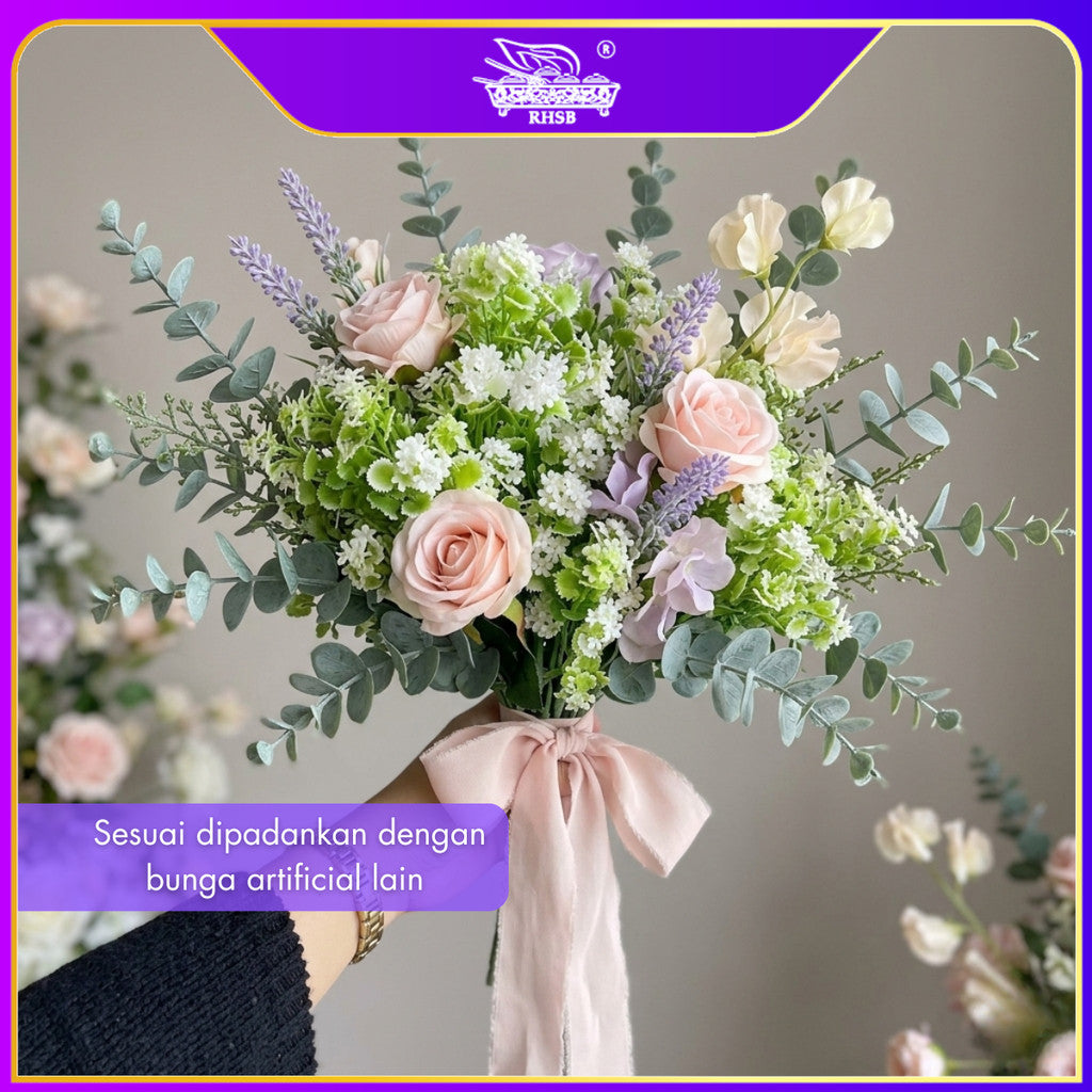 [1 PC] SPRING GRASS LILY / ARTIFICIAL LEAVES / DAUN HIASAN / HOME DECORATION / ARTIFICIAL PLANT / AF1878-1879