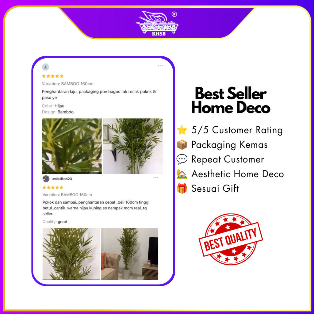[1 PC] BAMBOO TREE / POKOK HIASAN / POKOK BULUH / ARTIFICIAL PLANT / ARTIFICIAL TREE