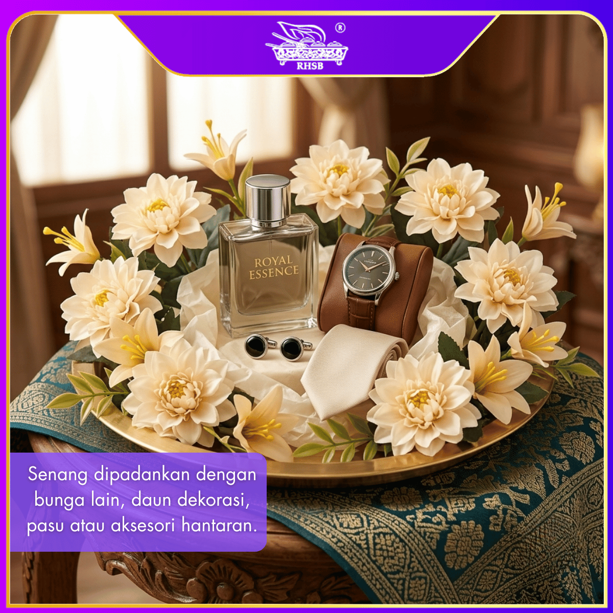 [1 PC] Artificial Dahlia Bush | Faux Dahlia | Bunga Dahlia | Bunga Hiasan | Flower Bouquet | AF10023