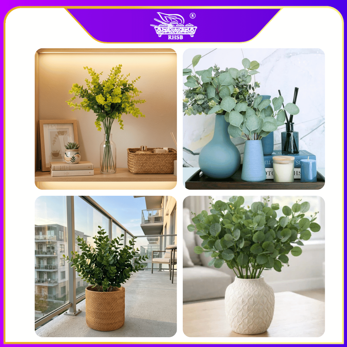 [1 PC] ARTIFICIAL TROPICAL LEAF / APPLE LEAF / EUCALYPTUS LEAF / DAUN TIRUAN / SIMULATION LEAF PARTY HOME DECOR  AF1994-AF1995