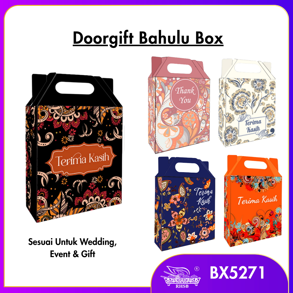 BX5271 Doorgift Box (1/40)