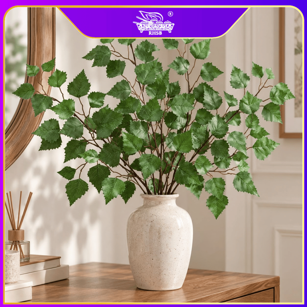 [1 PC] ARTIFICIAL LEAF / BANYAN LEAVES BRANCH / DAUN TIRUAN / DAUN HIASAN / ARTIFICIAL FICUS LEAF / HOME DECOR / LF4561-LF4562
