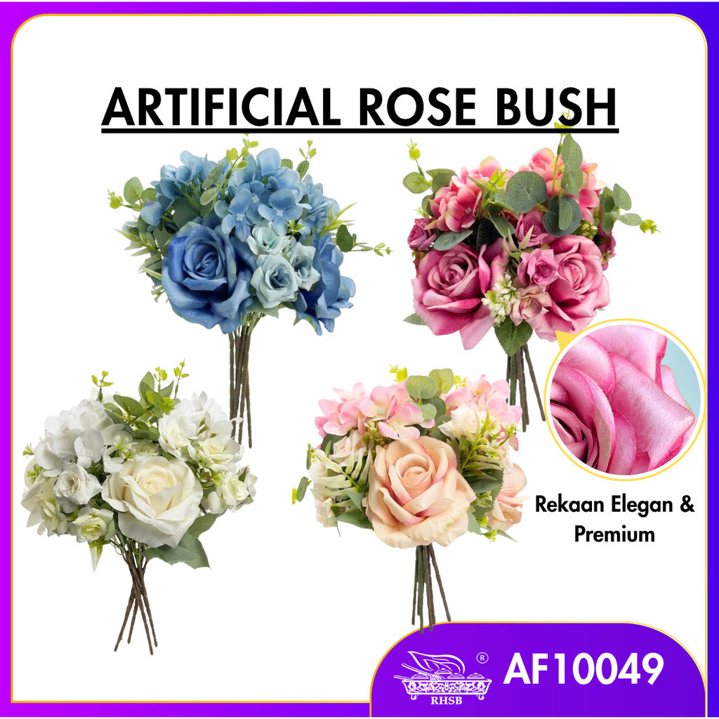 [1 PC] GLITTER ROSE / BUNGA ROSE / BUNGA HIASAN / ARTIFICIAL FLOWER / BUNGA MURAH / AF10049