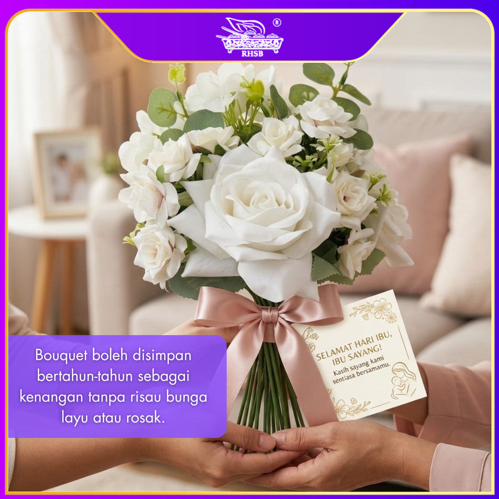 [1 PC] ARTIFICIAL ROSE / HAND BOUQUET / BUNGA ROSE / BUNGA HIASAN / ARTIFICIAL FLOWER / FLOWER ARRANGEMENT / AF10026