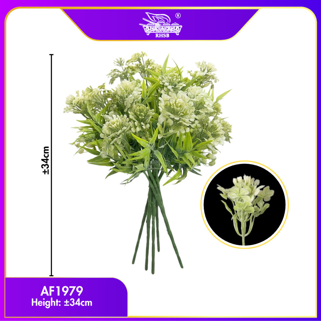 [1 PC] SPRING GRASS LILY / ARTIFICIAL LEAVES / DAUN HIASAN / HOME DECORATION / ARTIFICIAL PLANT / AF1878-1879