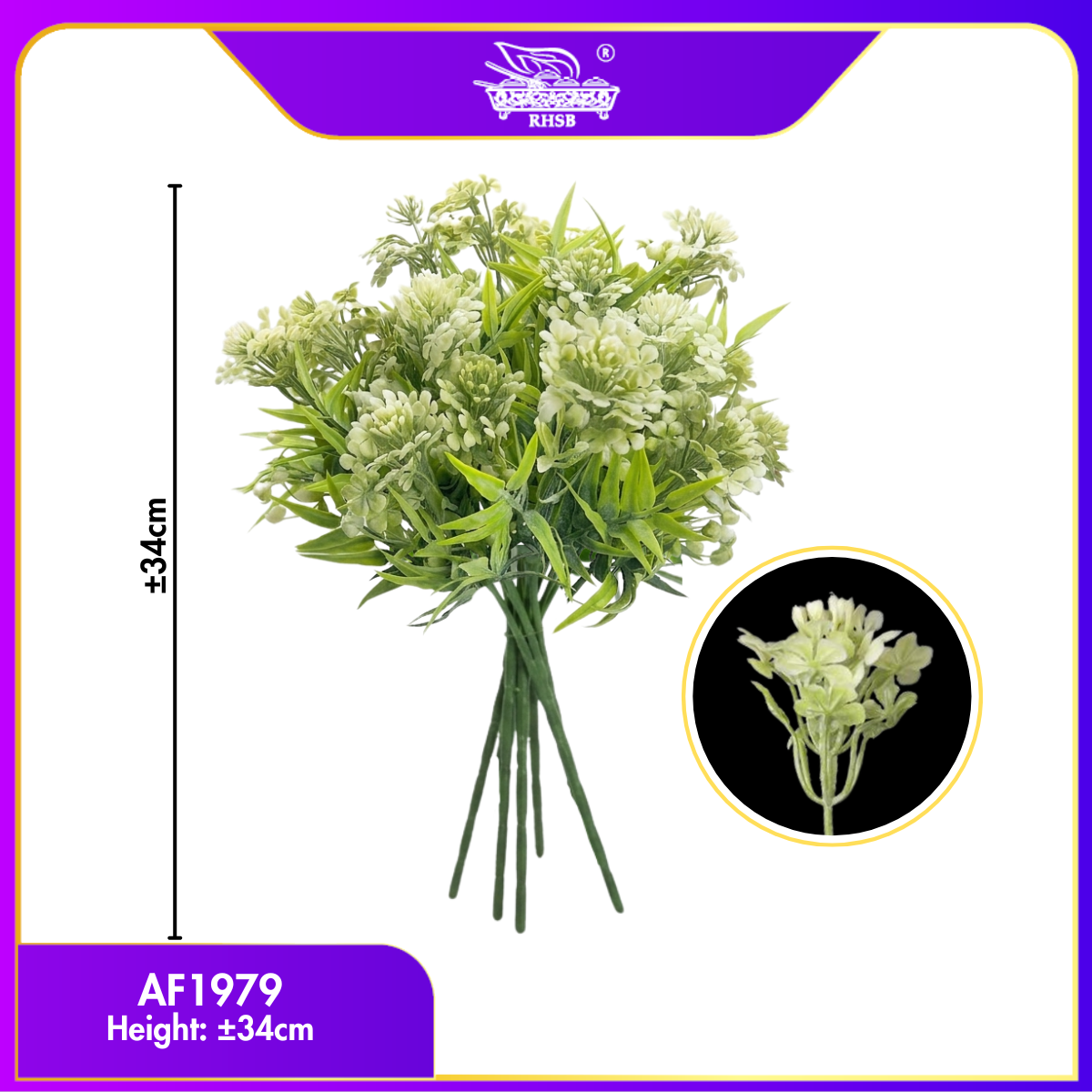 [1 PC] SPRING GRASS LILY / ARTIFICIAL LEAVES / DAUN HIASAN / HOME DECORATION / ARTIFICIAL PLANT / AF1878-AF1987