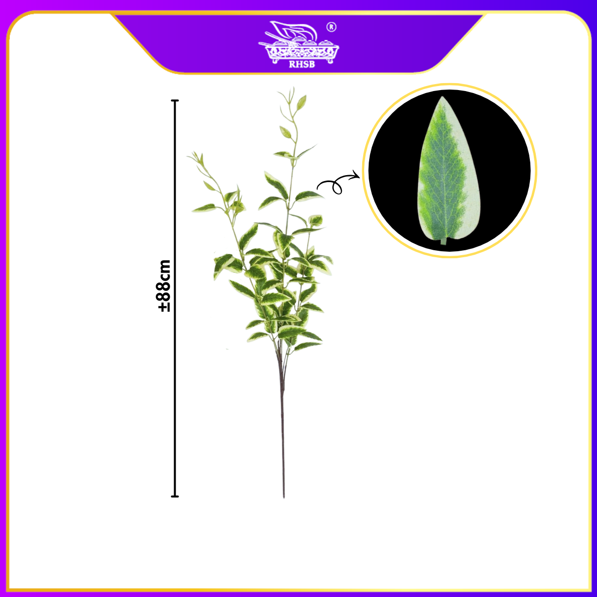 [1 PC] Artificial Leaf 88cm | Daun Hiasan  LF4615