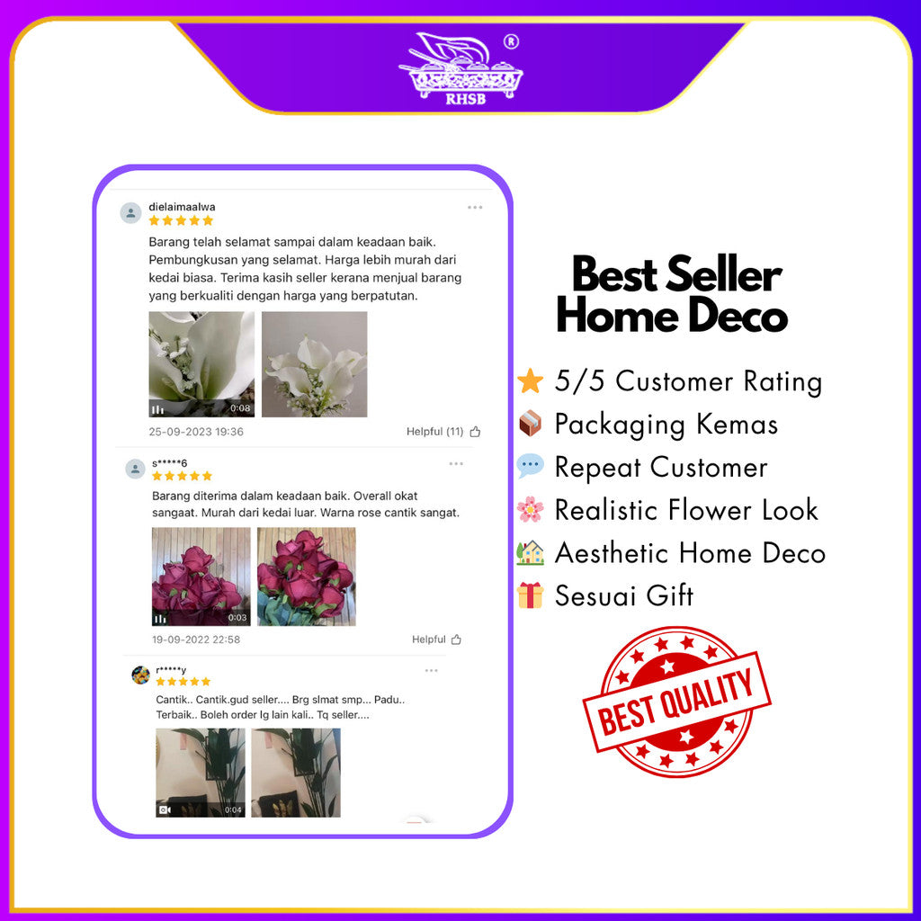 [1PC] ARTIFICIAL DAISY BUSH / DAISY GERBERA / BUNGA DAISY / BUNGA HIASAN / FLOWER BOUQUET / AF10053